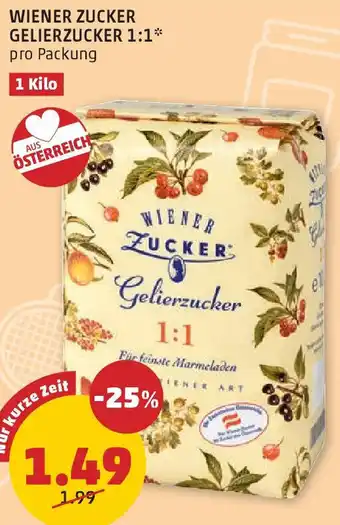 PENNY WIENER ZUCKER GELIERZUCKER 1:1 Angebot