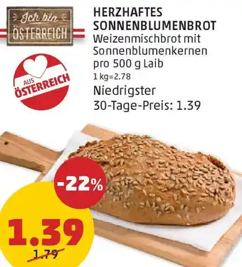 PENNY HERZHAFTES SONNENBLUMENBROT Angebot