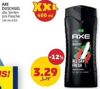 PENNY AXE DUSCHGEL 100 ml Angebot