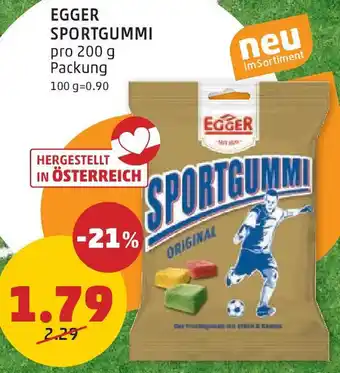 PENNY EGGER SPORTGUMMI 200g Angebot