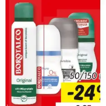 Borotalco Deo Spray oder Roll-On versch. Sorten Lidl 1 Stück