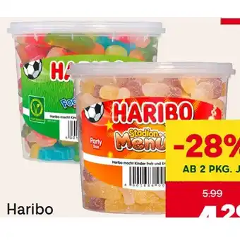 MPreis Haribo Stadion Menü verschiedene Sorten MPREIS 1 Packung Angebot