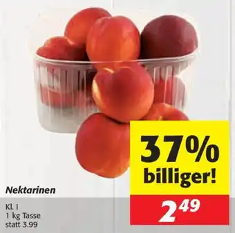 Nah&Frisch Nektarinen 1kg Angebot