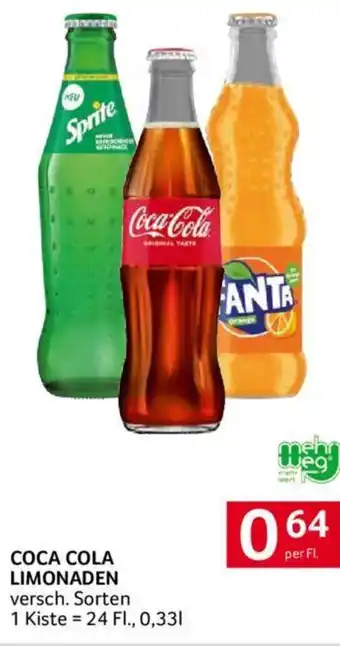 Transgourmet COCA COLA LIMONADEN 0.33L Angebot