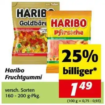 Nah&Frisch Haribo Fruchtgummi 160-200g Angebot