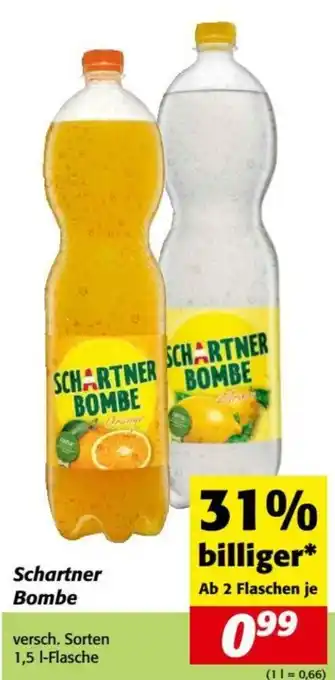 Nah&Frisch Schartner Bombe 1.5L Angebot