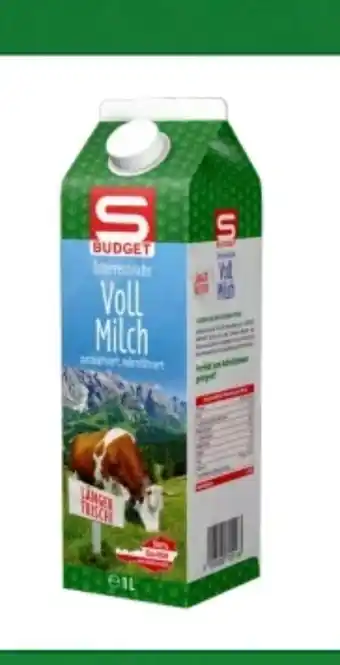 Spar Vollmilch Angebot