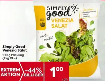Billa Simply Good Venezia Salat 100 g Angebot