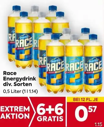 Billa Race Energydrink 0.5Liter Angebot