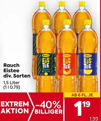 Billa Rauch Eistee 1.5Liter Angebot