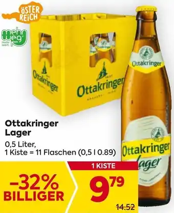 Billa Ottakringer Lager 0,5 Liter Angebot