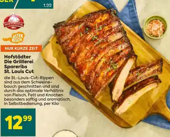 Billa Hofstädter Die Grilllerei Spareribs St. Louis Cut per kilo Angebot