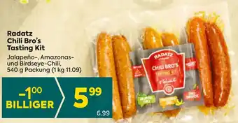 Billa Radatz Chili Bro's Tasting Kit 540g Angebot