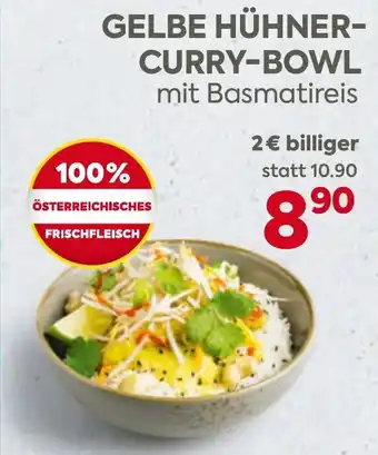 Billa GELBE HÜHNER- CURRY-BOWL Angebot