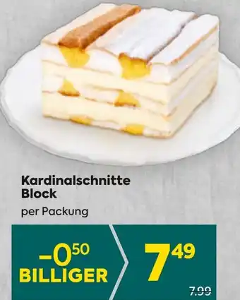 Billa Kardinalschnitte Block Angebot