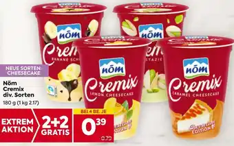 Billa Nöm Cremix div. Sorten 180 g Angebot