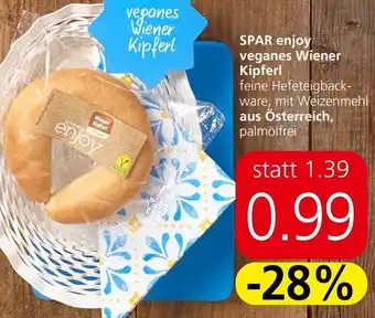 Spar SPAR enjoy veganes Wiener Kipferl Angebot