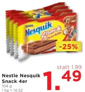 Unimarkt Nestle Nesquik Snack 4er 104 g Angebot
