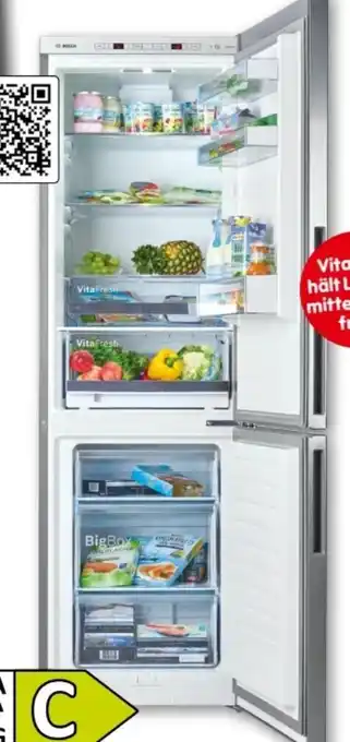 Interspar Kühl-Gefrierkombination KGE364LCA Angebot