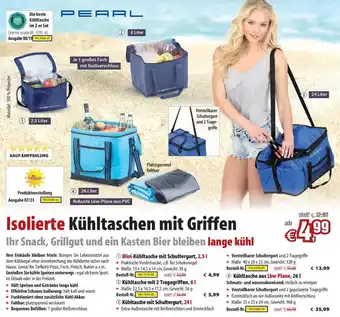 Pearl Isolierte Kühltaschen mit Griffen Angebot