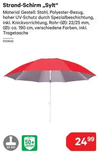 BayWa Strand-Schirm,,Sylt Angebot