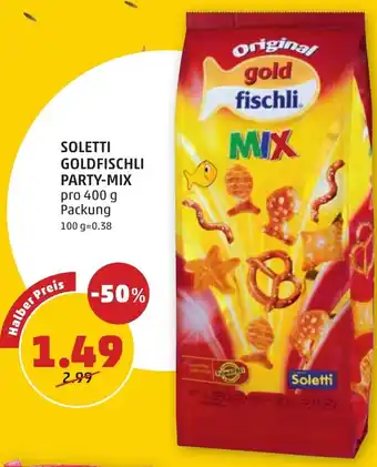PENNY SOLETTI GOLDFISCHLI PARTY-MIX pro 400 g Angebot