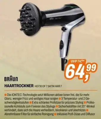 Expert BRAUN HAARTROCKNER Angebot