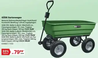 Lagerhaus GÜDE Gartenwagen Angebot