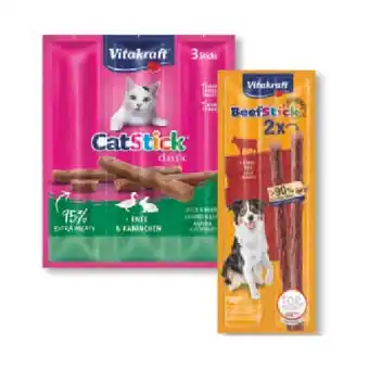 Unimarkt Vitakraft Beef oder Cat Stick versch. Sorten Unimarkt 1 Packung Angebot