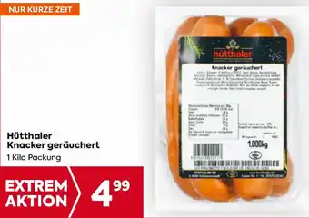 Billa Hütthaler Knacker geräuchert 1 Kilo Angebot