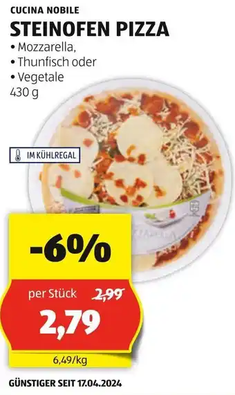 Hofer STEINOFEN PIZZA Angebot