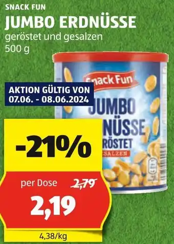 Hofer JUMBO ERDNÜSSE Angebot