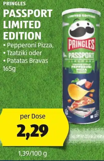 Hofer PRINGLES PASSPORT LIMITED EDITION 165g Angebot