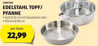Hofer EDELSTAHL TOPF/ PFANNE Angebot