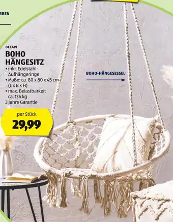Hofer BELAVI BOHO HÄNGESITZ Angebot