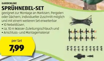 Hofer GARDENLINE SPRÜHNEBEL-SET Angebot