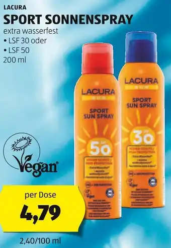 Hofer LACURA SPORT SONNENSPRAY Angebot