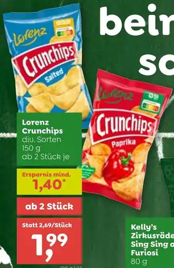 ADEG Lorenz Crunchips 150g Angebot