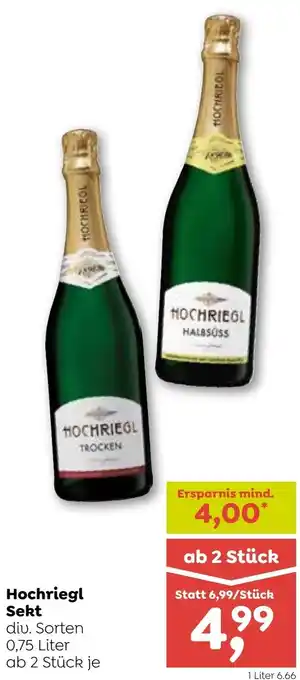 ADEG Hochriegl Sekt 0,75 Liter Angebot