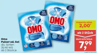 ADEG Omo Pulver od. Gel Angebot