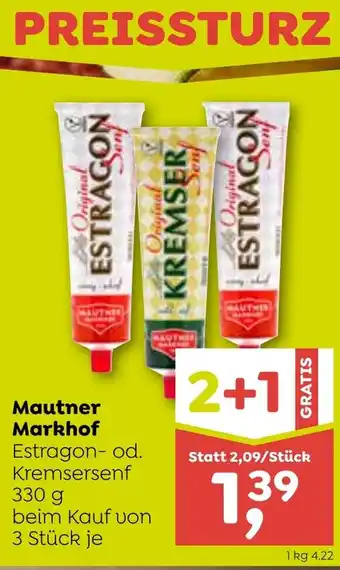 ADEG Mautner Markhof 330g Angebot