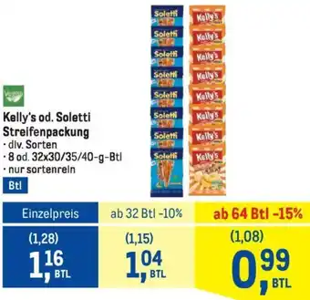 Metro Kelly's od. Soletti Streifenpackung Angebot