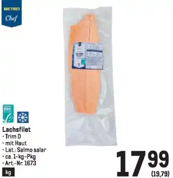 Metro Lachsfilet Angebot