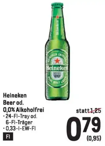 Metro Heineken Beer od. 0,0% Alkoholfrei Angebot