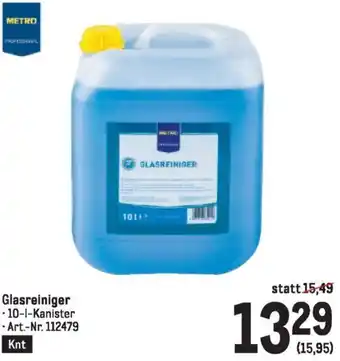 Metro Glasreiniger Angebot