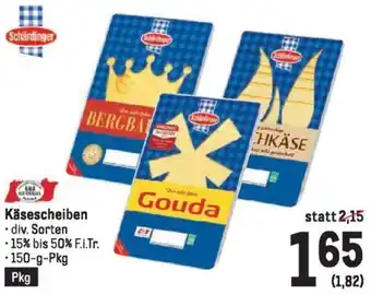 Metro Käsescheiben 150g Angebot