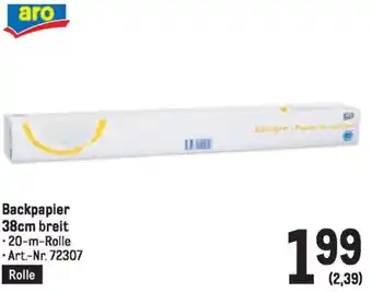 Metro Backpapier 38cm breit Angebot