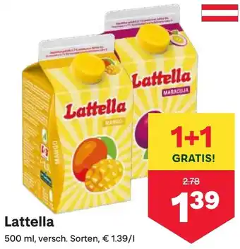 MPreis Lattella 500 ml Angebot