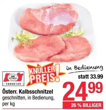 Maximarkt Österr Kalbsschnitzel Angebot