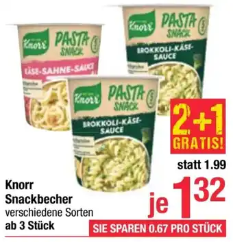 Maximarkt Knorr Snackbecher Angebot